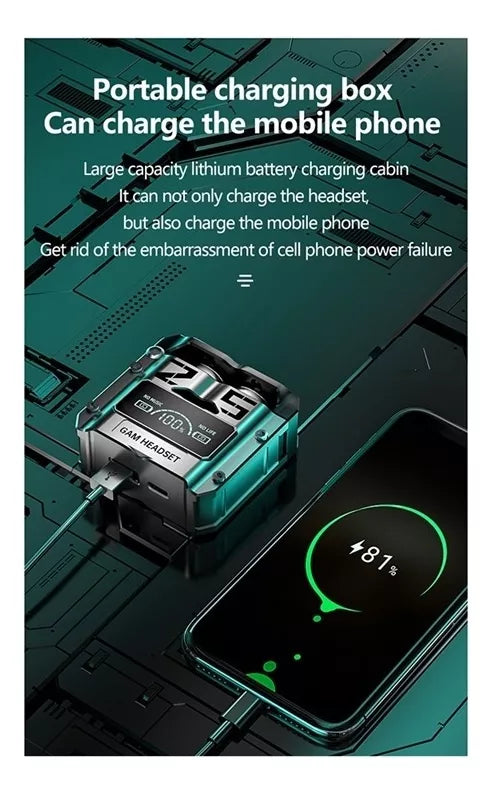 🎧 AudĂfonos Inalámbricos M25 – Sonido y Estilo en tus OĂdos